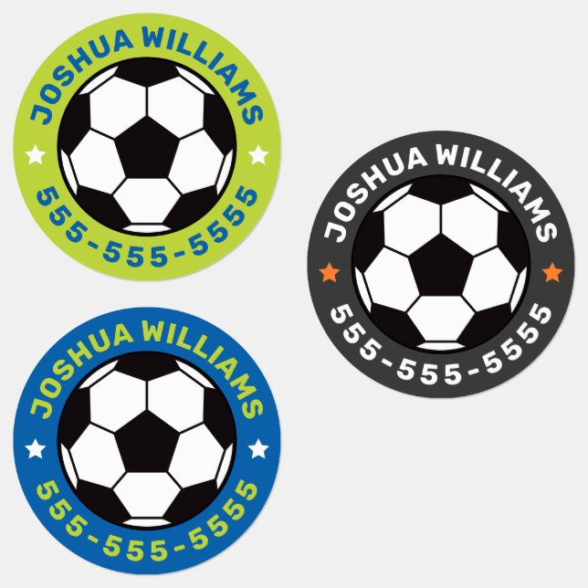 Soccer ball name phone number round property (Group)