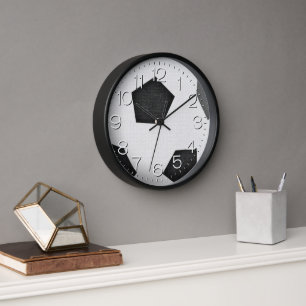 Soccer Ball on White Clock