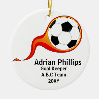 Soccer ball ornament