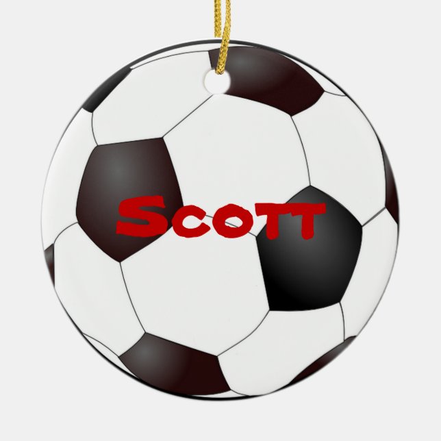 Soccer Ball Ornament (Front)