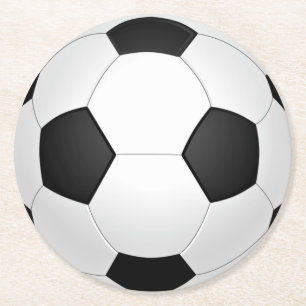Soccer Ball Paper Coaster