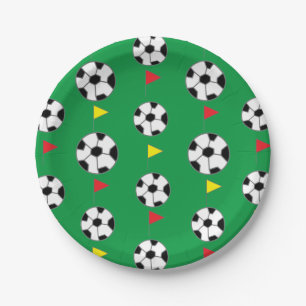 Soccer Ball Paper Plate