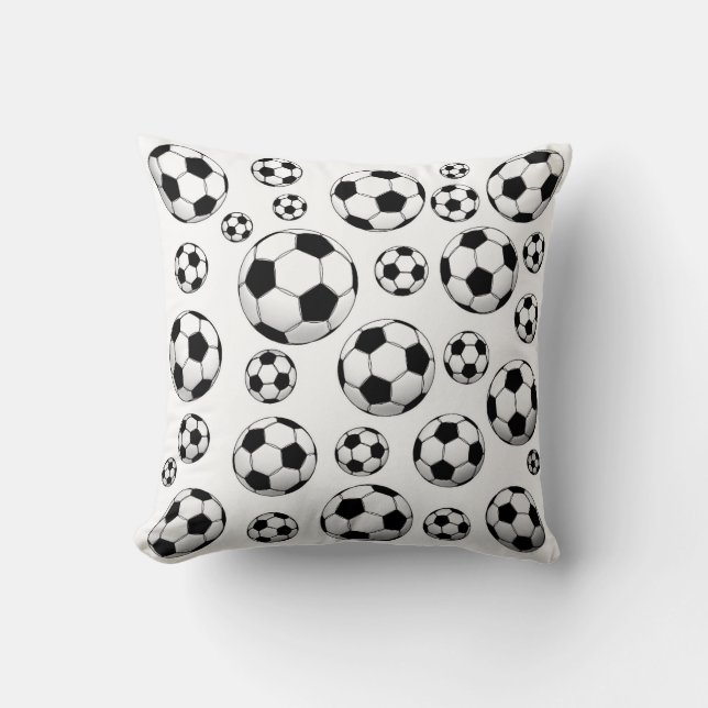 Soccer Ball Pattern Cushion (Front)