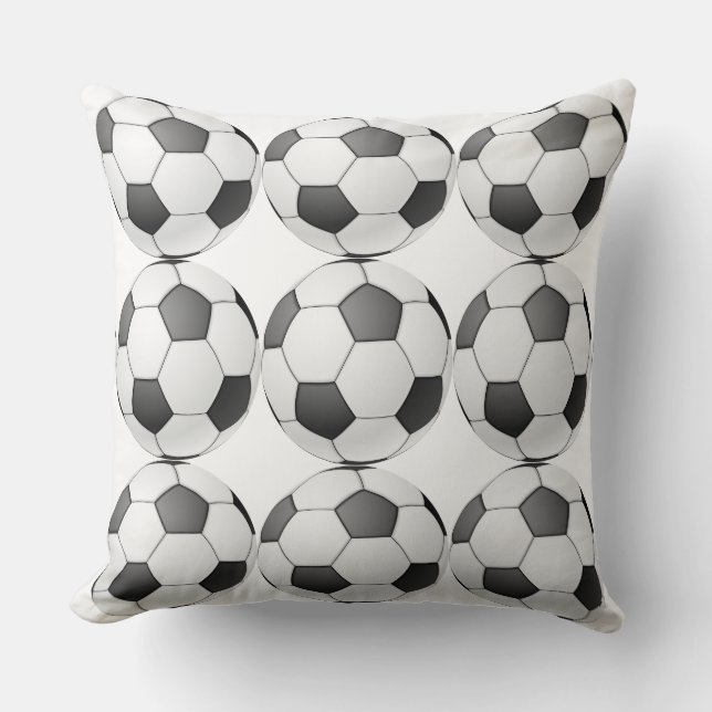 SOCCER BALL PATTERN CUSHION (Front)