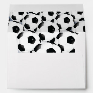 Soccer Ball Pattern Envelopes