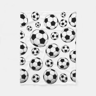 Soccer Ball Pattern Fleece Blanket