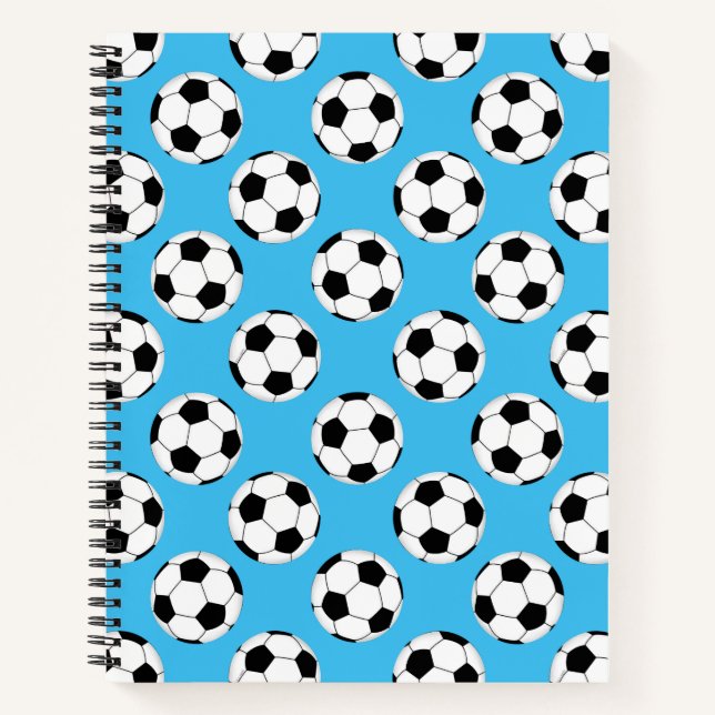 Soccer Ball Pattern Notebook (Front)