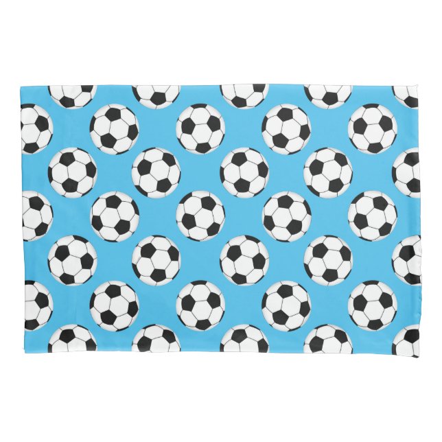 Soccer Ball Pattern Pillowcase (Front)