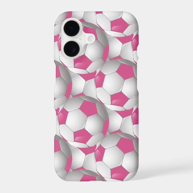 Soccer Ball Pattern Pink (Back)