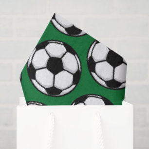 Soccer Ball Pattern Sports Kids Colorful Fun Tissue Paper