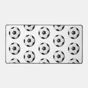 Soccer Ball Pattern Sports Team Theme Desk Mat