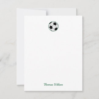 Soccer Ball Personalised Card