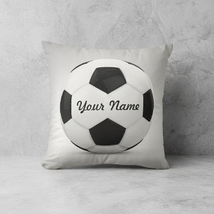 Soccer Ball Personalised Name Cushion