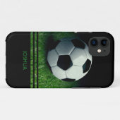 Soccer Ball Personalised Name | Football Case-Mate iPhone Case (Back (Horizontal))