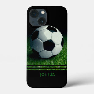 Soccer Ball Personalised Name   Football iPhone 13 Mini Case