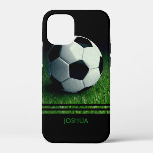 Soccer Ball Personalised Name   Football iPhone 12 Mini Case