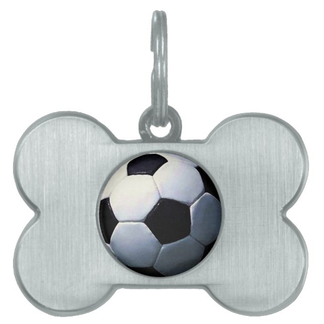 Soccer Ball Pet ID Tag (Front)