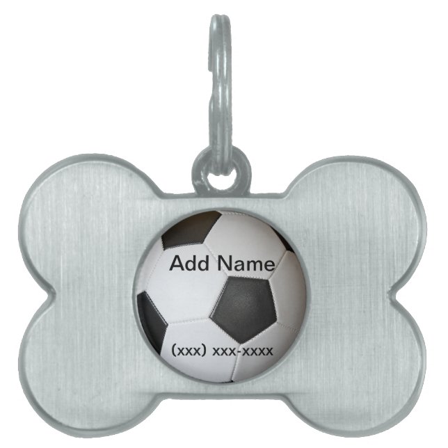 Soccer Ball Pet Tag (Front)