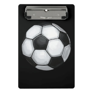 Soccer Ball Player name and Number Mini Clipboard