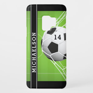 Soccer Ball Player Name Number Personalised Case-Mate Samsung Galaxy S9 Case