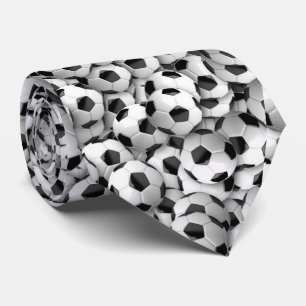 Soccer Ball Print Necktie