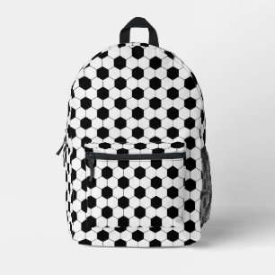 Soccer Ball Printed Backpack