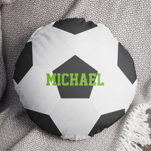 Soccer Ball Round Cushion