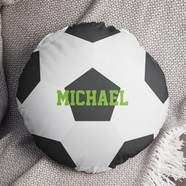 Soccer Ball Round Cushion (Creator Uploaded)