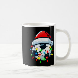 Soccer Ball Santa Hat Xmas Pajamas Players Toddler Coffee Mug