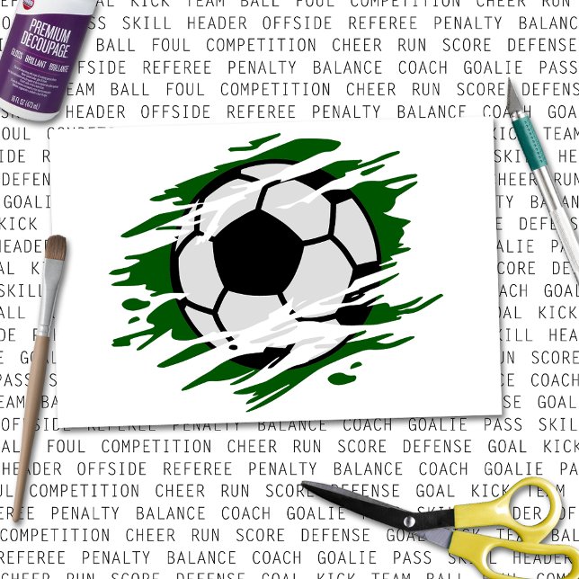 Soccer Ball Shredded Tissue Paper (Creator Uploaded)
