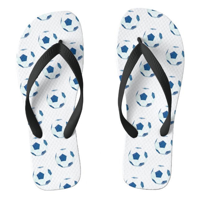 Soccer Ball Sketch Thongs (Footbed)