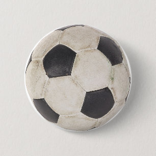 Soccer Ball Soccer Fan Football Footie Soccer Game 6 Cm Round Badge