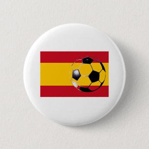 Soccer Ball Spain Flag2 The MUSEUM Zazzle Gifts 6 Cm Round Badge