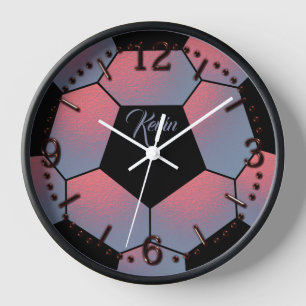 Soccer ball sport clock