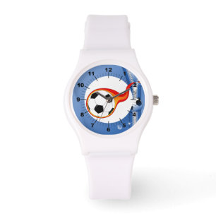 Soccer Ball Sport Peace Love Party Destiny Digital Watch
