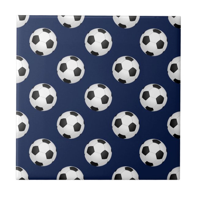 Soccer Ball Sports Ceramic Tile (Front)