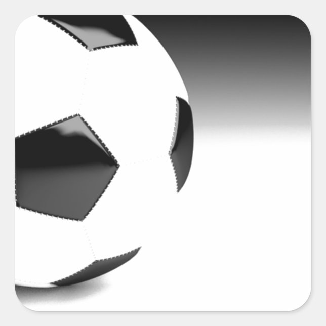 Soccer Ball Square Sticker (Front)