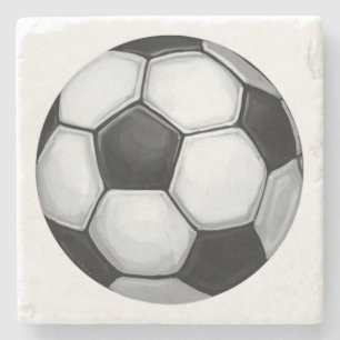 Soccer Ball Stone Coaster