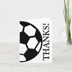 Soccer Ball Thank You Card