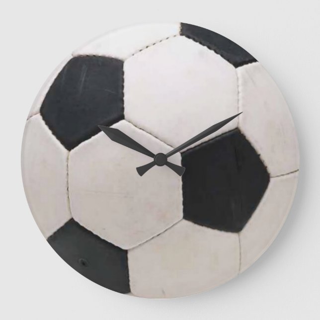 Soccer Ball Wall Clock (Front)