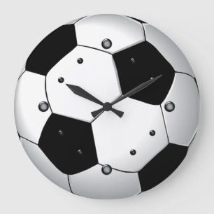 Soccer Ball Wall Clock
