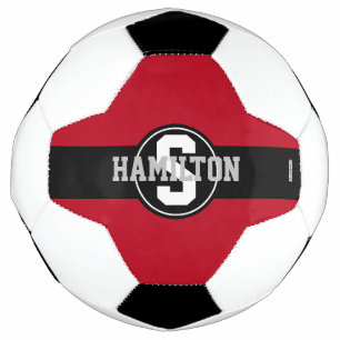 Soccer Ball with Name in Any colour HAMbyWG