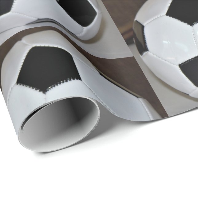 Soccer Ball Wrapping Paper (Roll Corner)