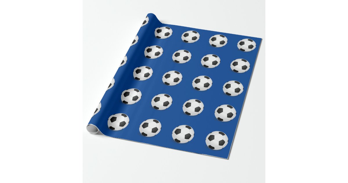 Soccer Ball Wrapping Paper Zazzle