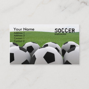 Soccer Balls Business Card