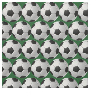 Soccer Balls Design Fabric