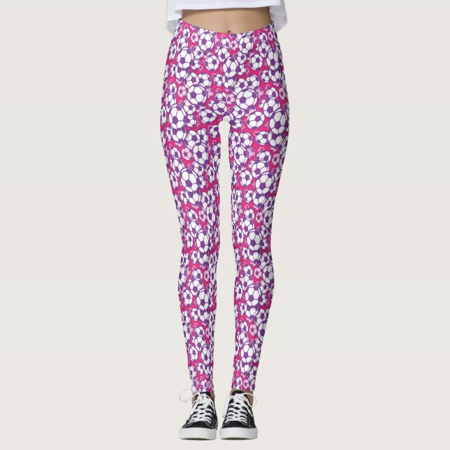 Soccer balls leggings (Front)