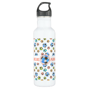 Soccer Balls Personalised Sports 710 Ml Water Bottle