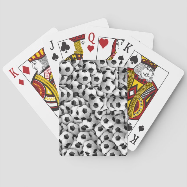 Soccer Balls Playing Cards (Back)