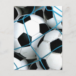 Soccer Balls Postcard